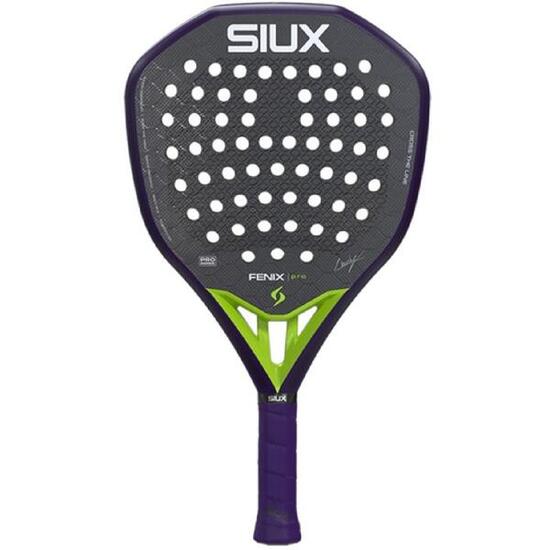 Pala de pádel SIUX Fenix Pro 2026 Glow purple. Ausburguer.