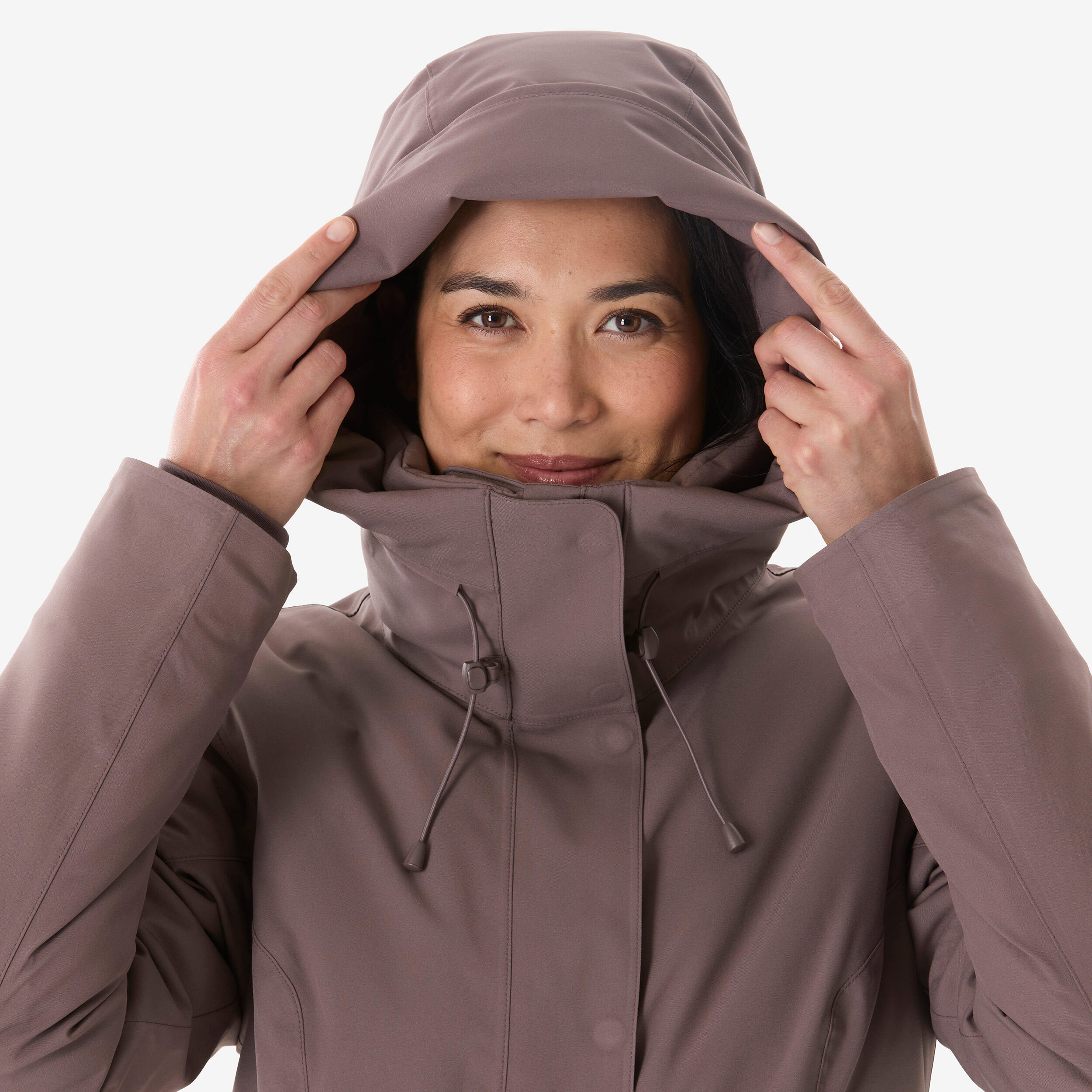 Women’s Waterproof Winter Parka, NH 500 6/12
