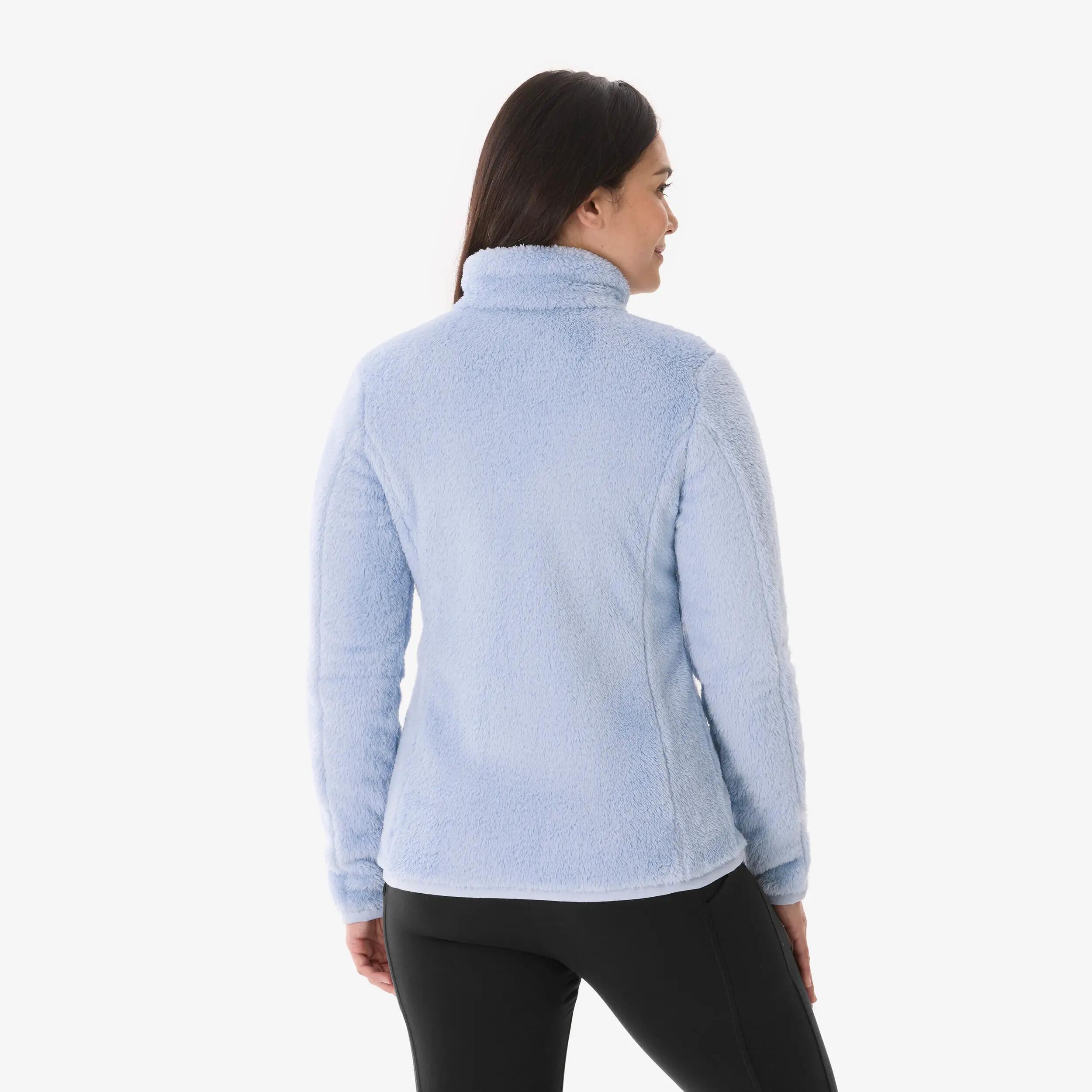 Women's warm hiking fleece MH500 - Purple -  3