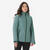 Veste 3en1 de randonnée hiver -8° femme, MH500 3en1 vert et beige