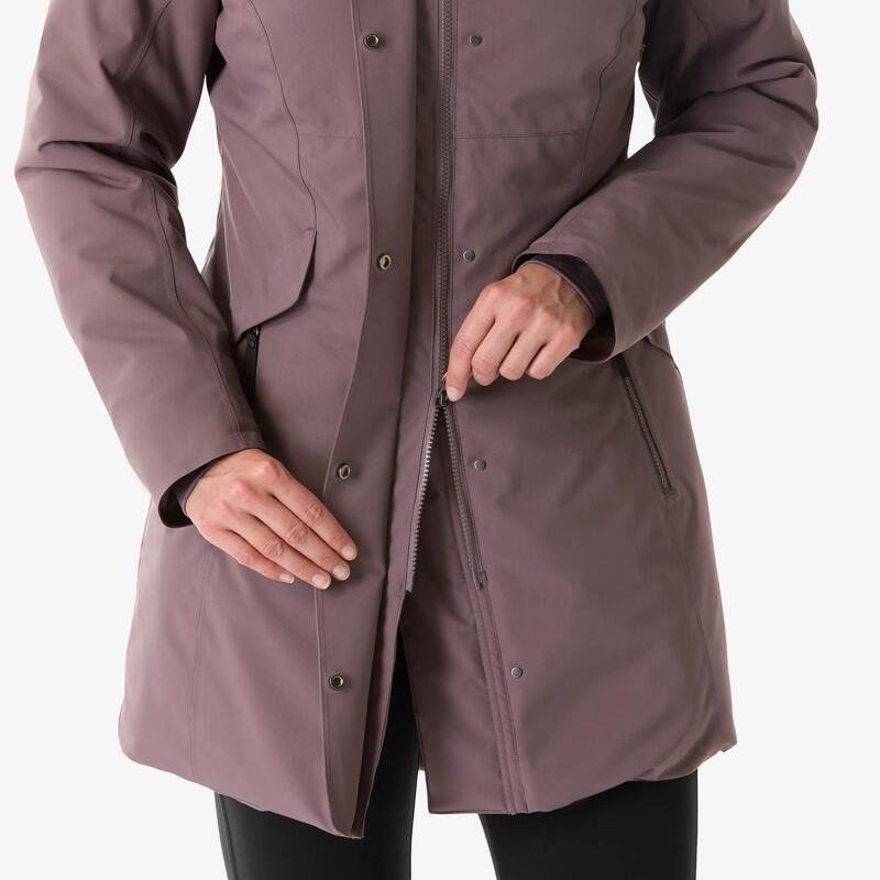 Kadın Outdoor Su Geçirmez Kar Montu/Kışlık Mont - Kahverengi - NH500 -10 °C