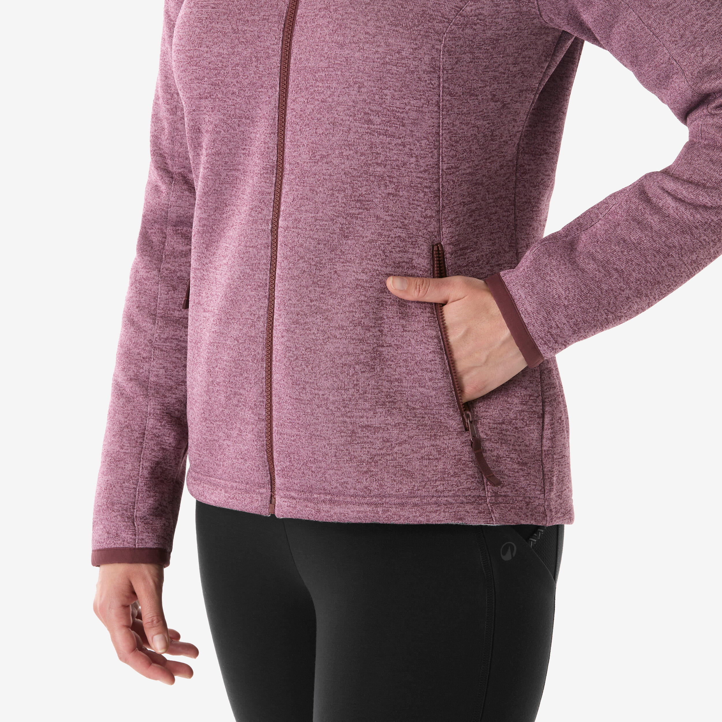 Polar de Caminhada quente mulher, MH500 violeta 5/5