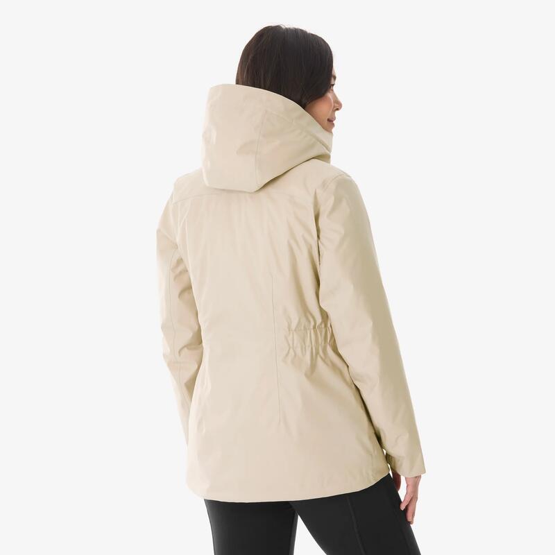 Kadın Outdoor Su Geçirmez Kar Montu/Kışlık Mont - Bej - NH500 -10 °C