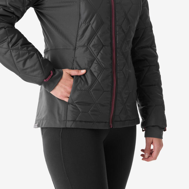 Kadın 3'ü 1 Arada Outdoor Kar Montu/Kışlık Mont - Siyah - MH500 -8 °C