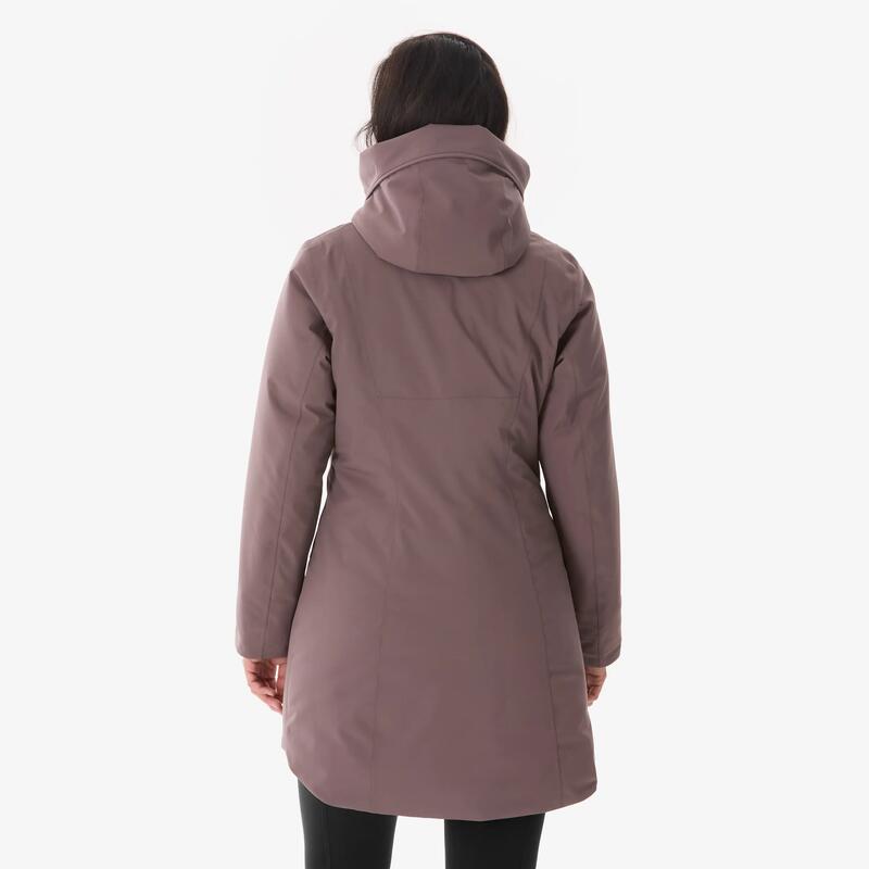 Kadın Outdoor Su Geçirmez Kar Montu/Kışlık Mont - Kahverengi - NH500 -10 °C