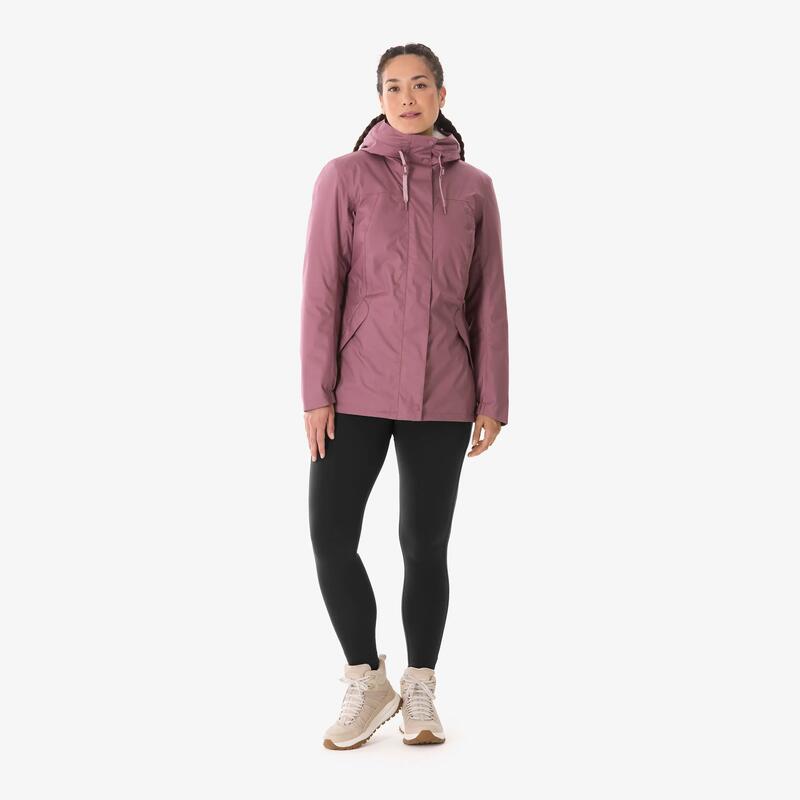 Kadın Outdoor Su Geçirmez Kar Montu/Kışlık Mont - Mor - NH500 -10 °C