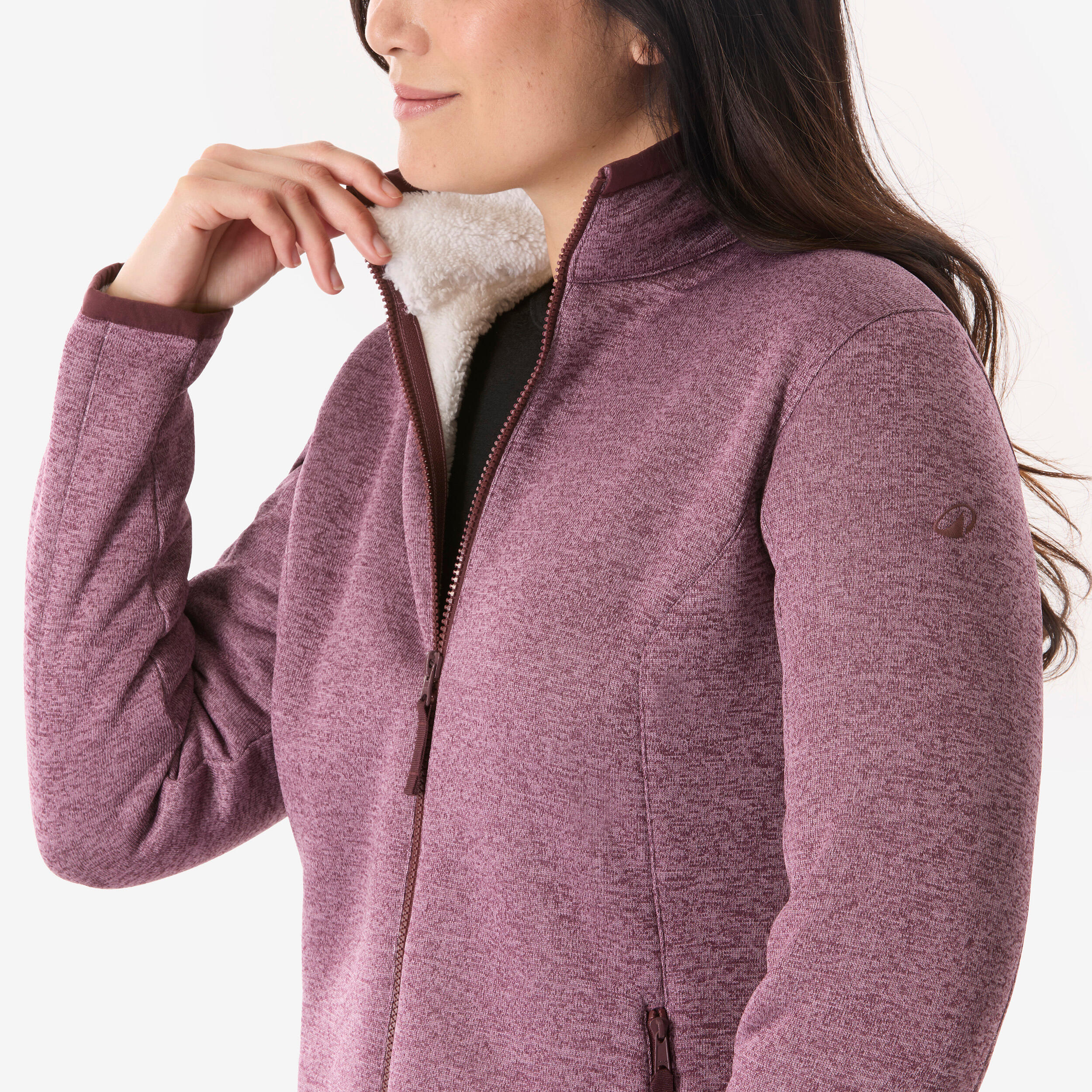 Polar de Caminhada quente mulher, MH500 violeta 3/5