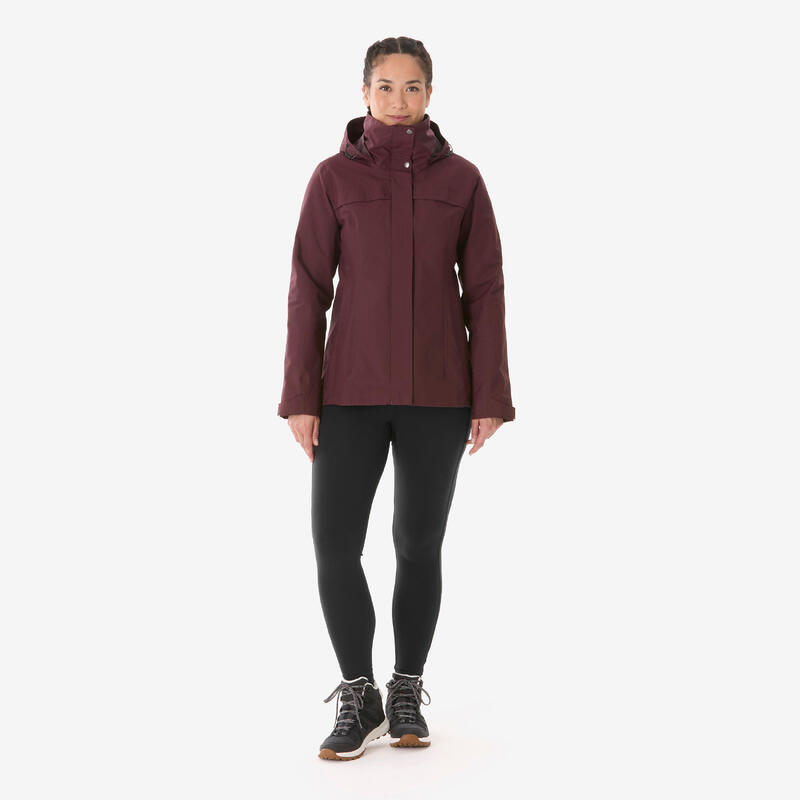 Kadın 3'ü 1 Arada Outdoor Kar Montu/Kışlık Mont - Mor - NH100 0 °C