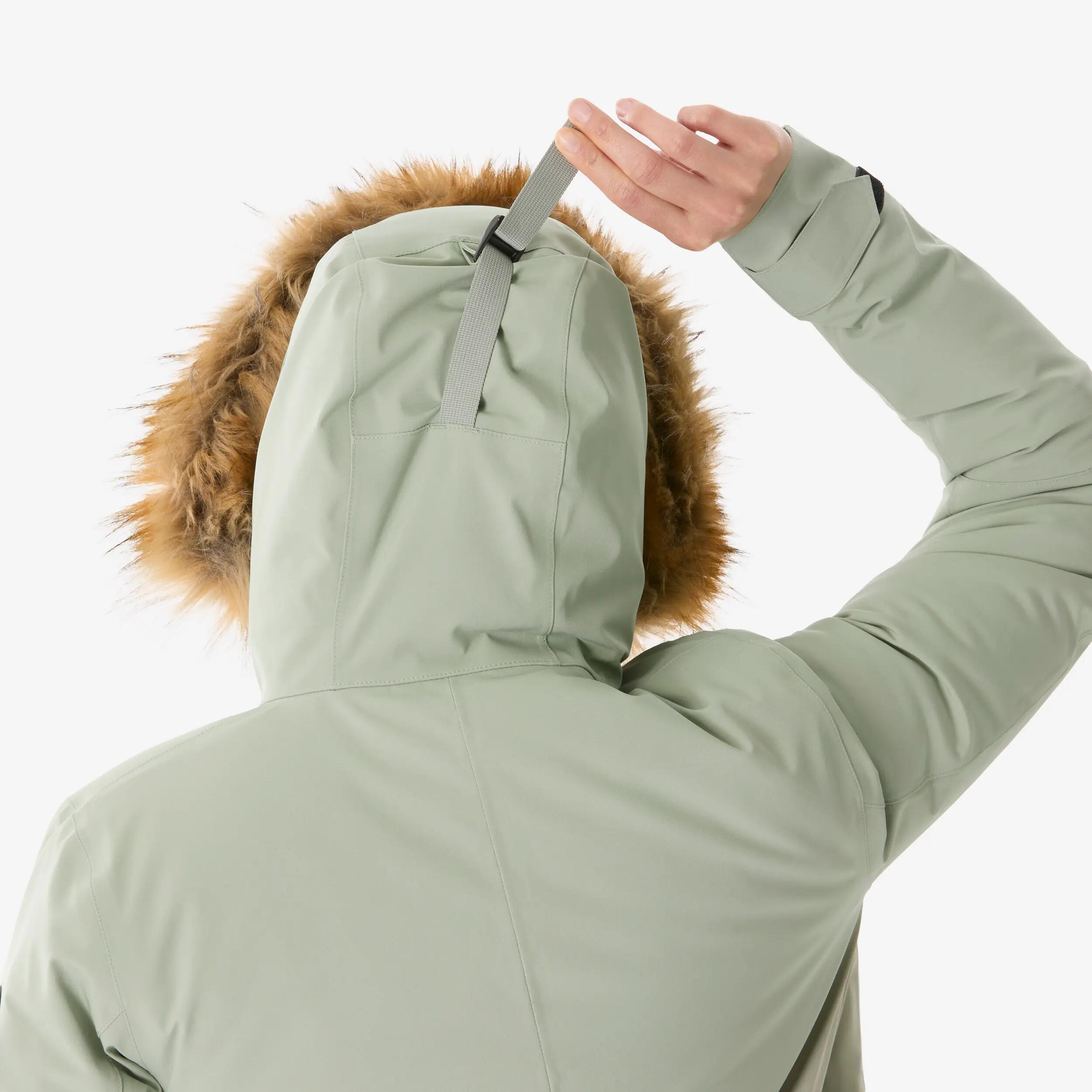 Parka invierno -17 °C de senderismo mujer, NH900 verde 8/14