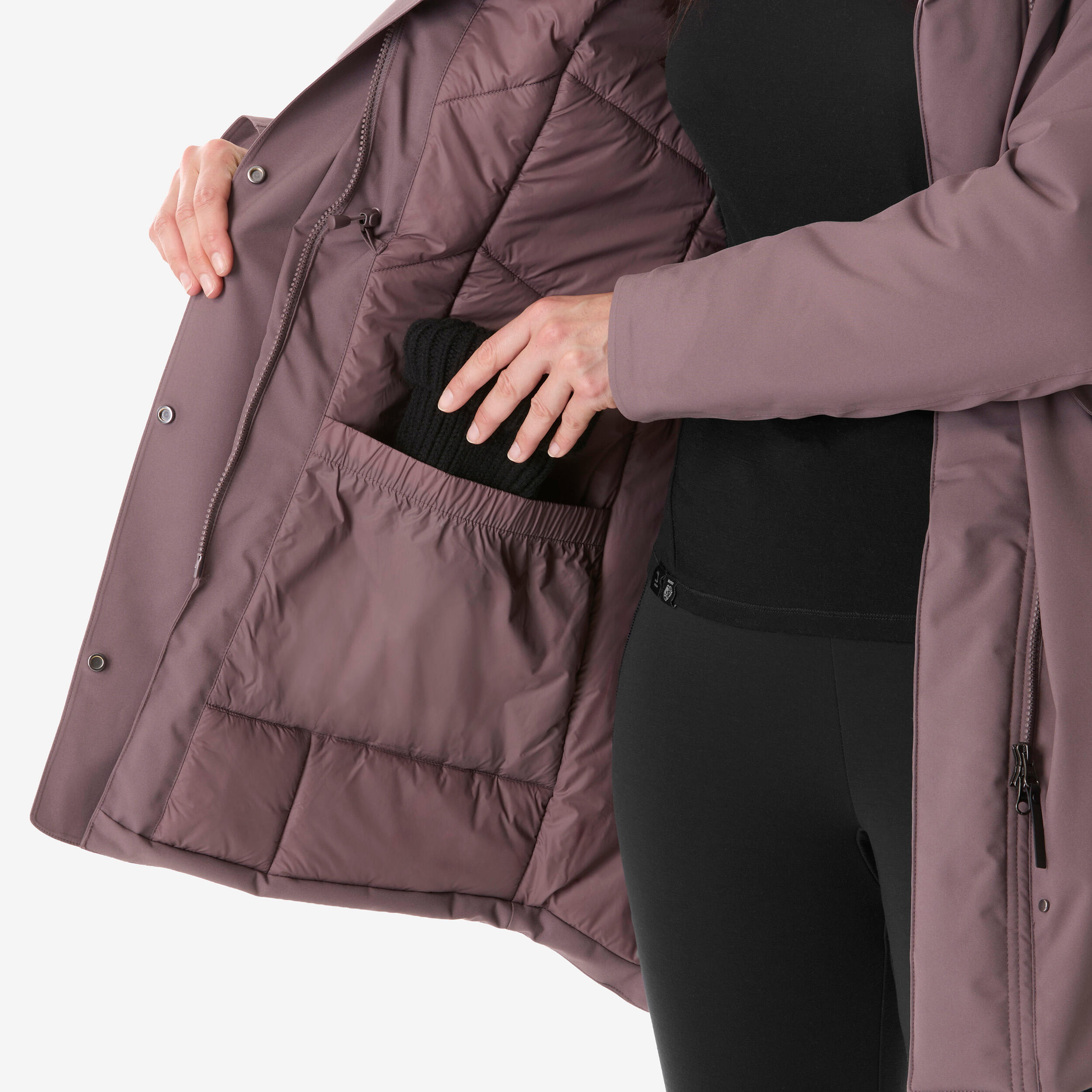 Women’s Waterproof Winter Parka, NH 500 7/12