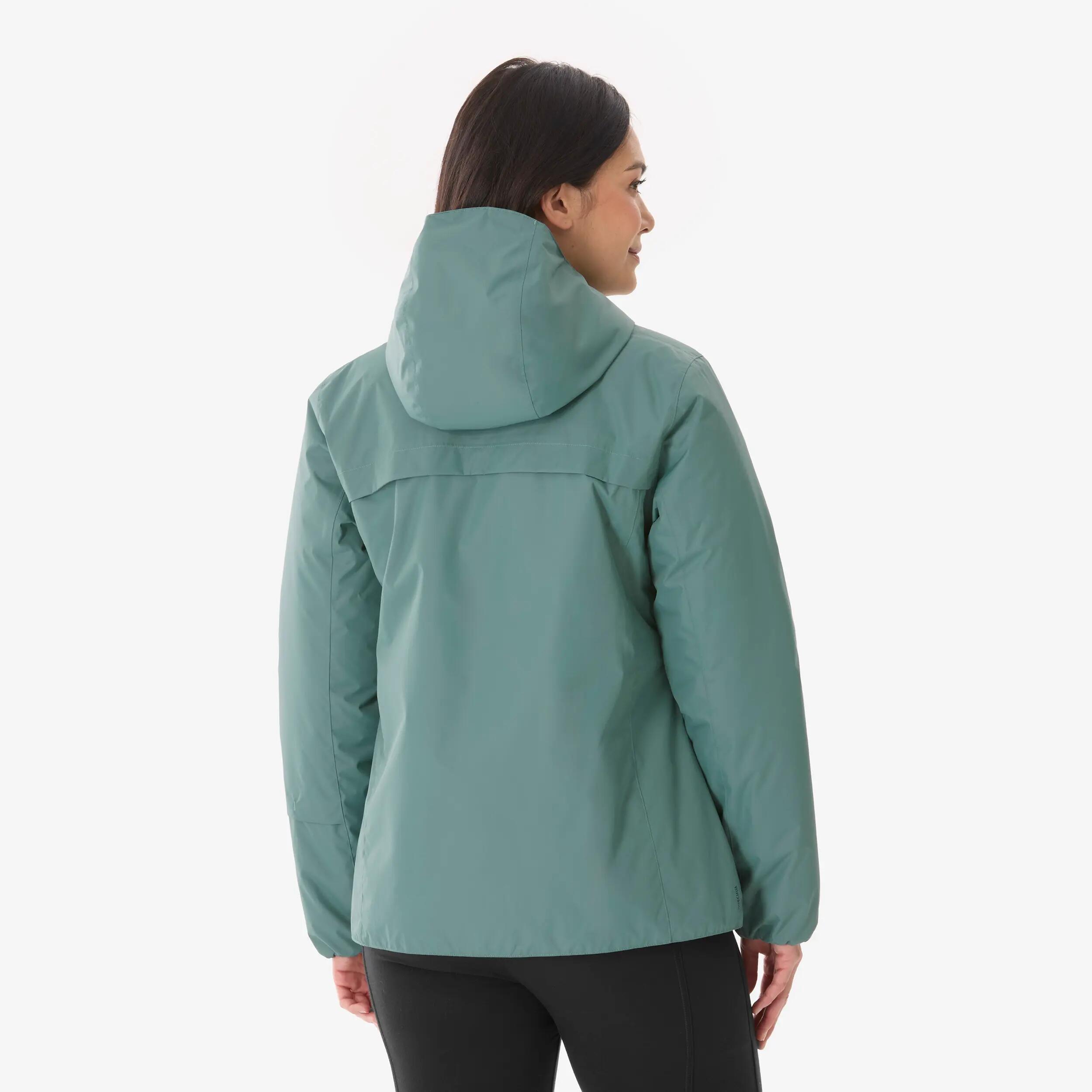 Women’s hiking jacket -5°C NH100 - Green -  5
