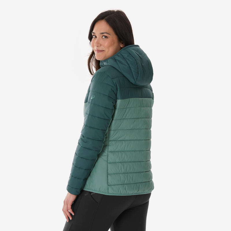 Kadın Outdoor Şişme Mont - Yeşil - MH500 -6°