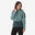 Polar de drumeție damă, MH500 full zip verde