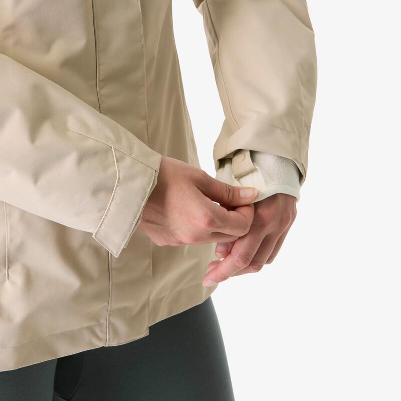 Kadın 3'ü 1 Arada Outdoor Kar Montu/Kışlık Mont - Bej - NH100 0 °C