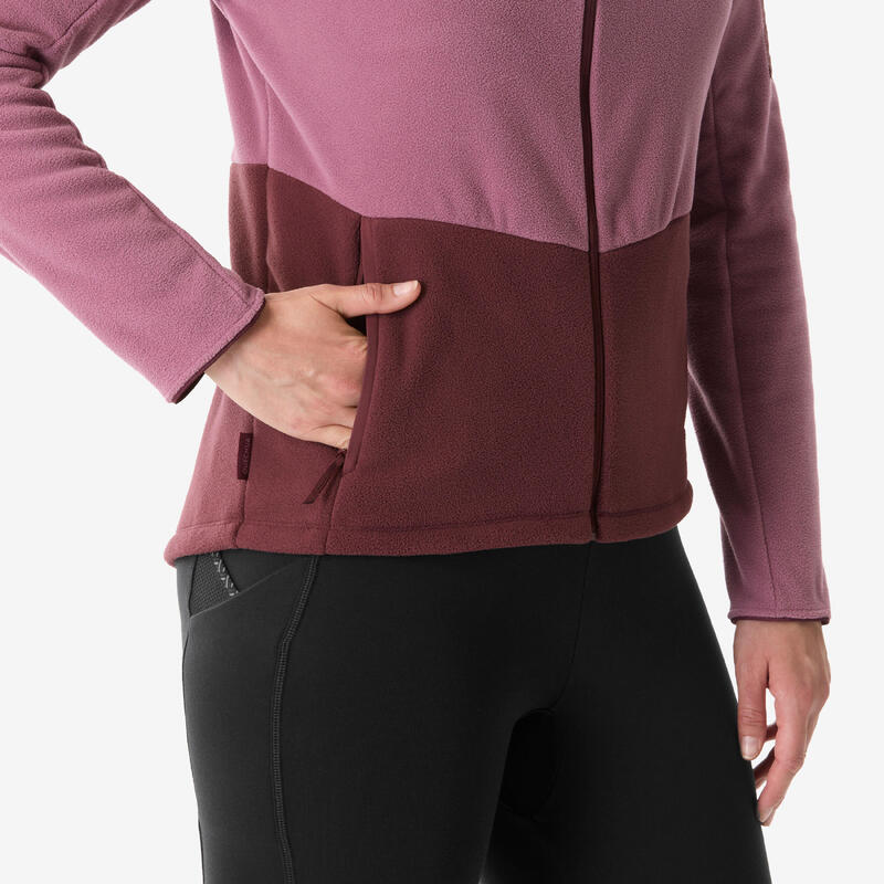 Kadın Outdoor Polar - Mor - MH500