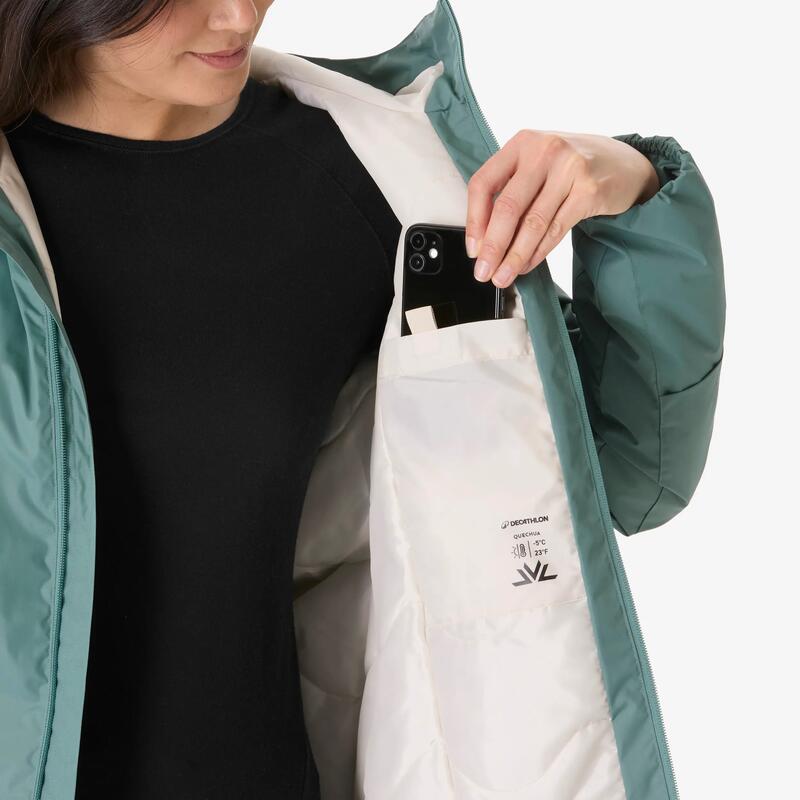 Kadın Outdoor Su Geçirmez Kar Montu/Kışlık Mont - Yeşil - NH100 -5 °C