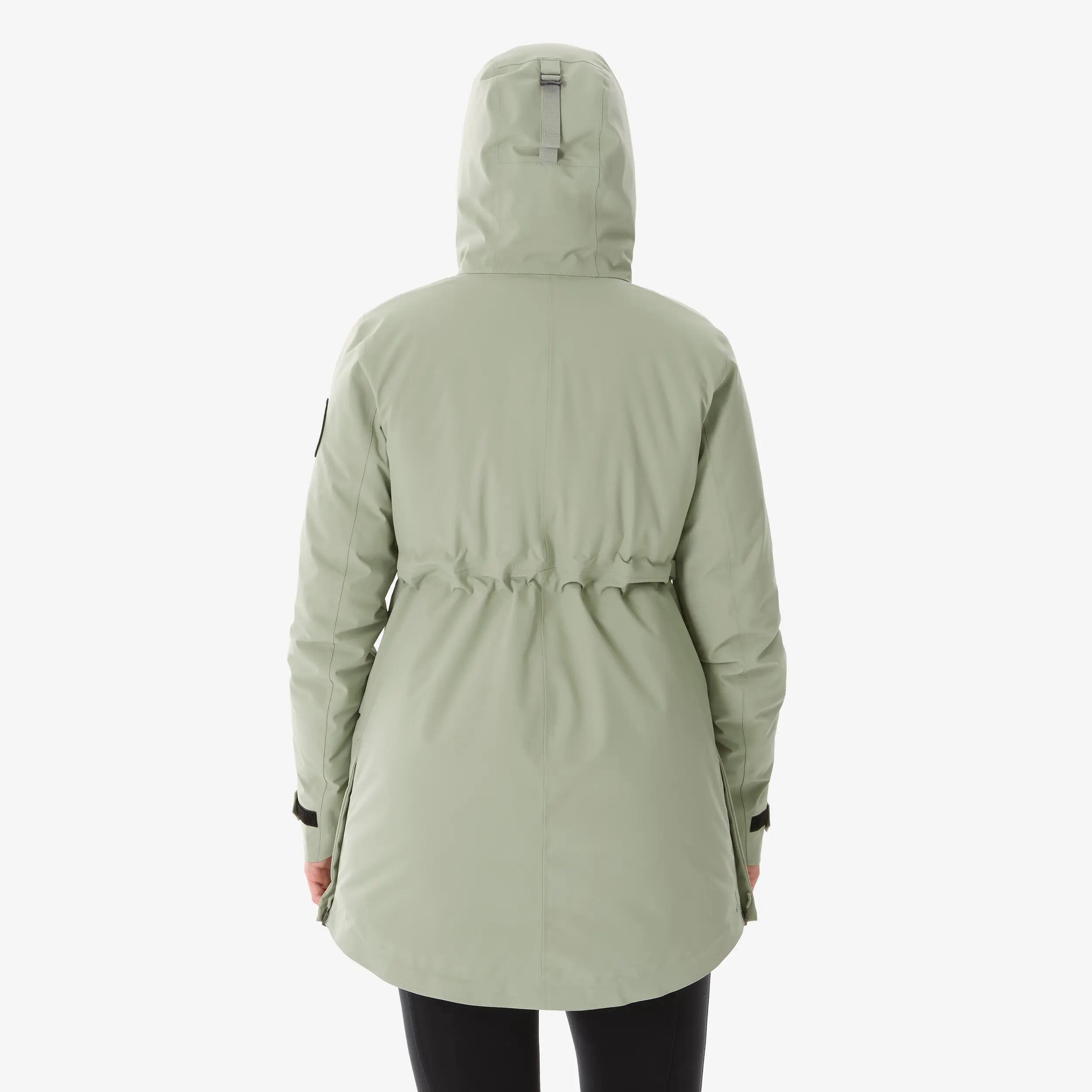 Parka invierno -17 °C de senderismo mujer, NH900 verde 7/14