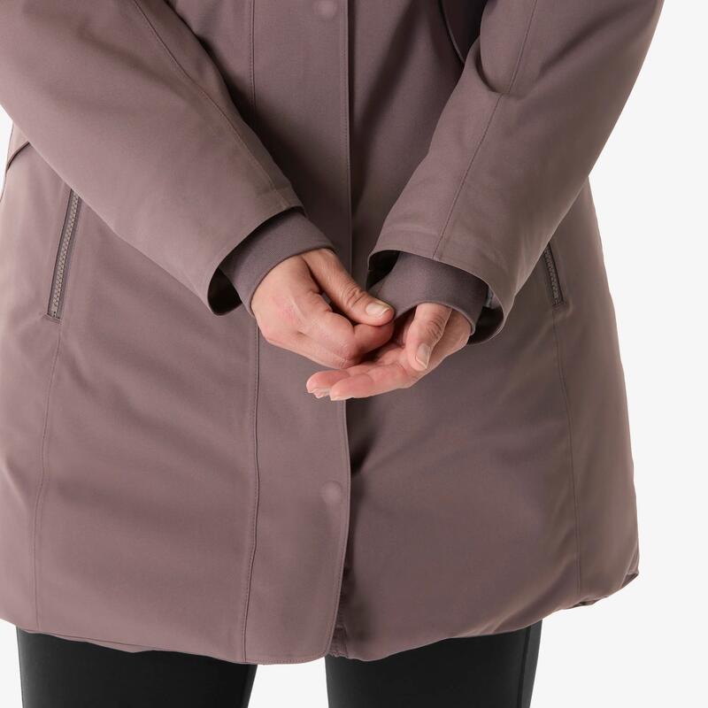 Kadın Outdoor Su Geçirmez Kar Montu/Kışlık Mont - Kahverengi - NH500 -10 °C