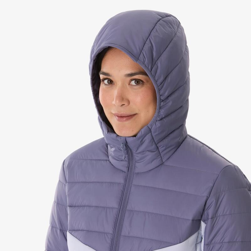 Kadın Outdoor Şişme Mont - Mor - MH500 -6°