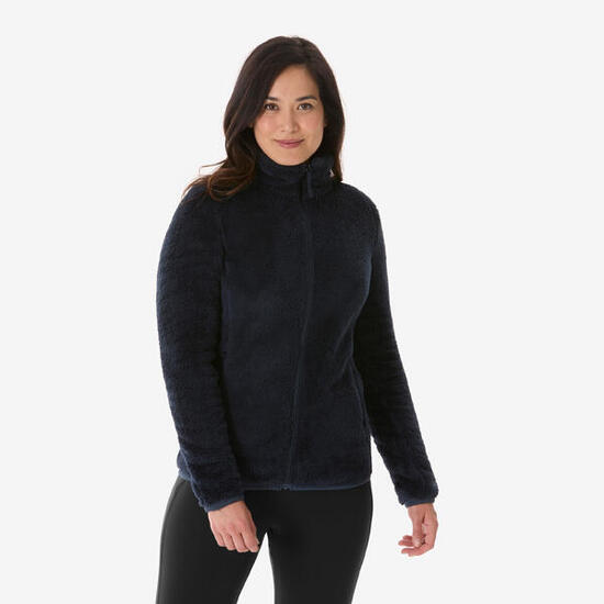 Polaire de randonnée chaude femme, MH500 bleu