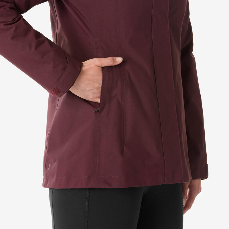 Kadın 3'ü 1 Arada Outdoor Kar Montu/Kışlık Mont - Mor - NH100 0 °C