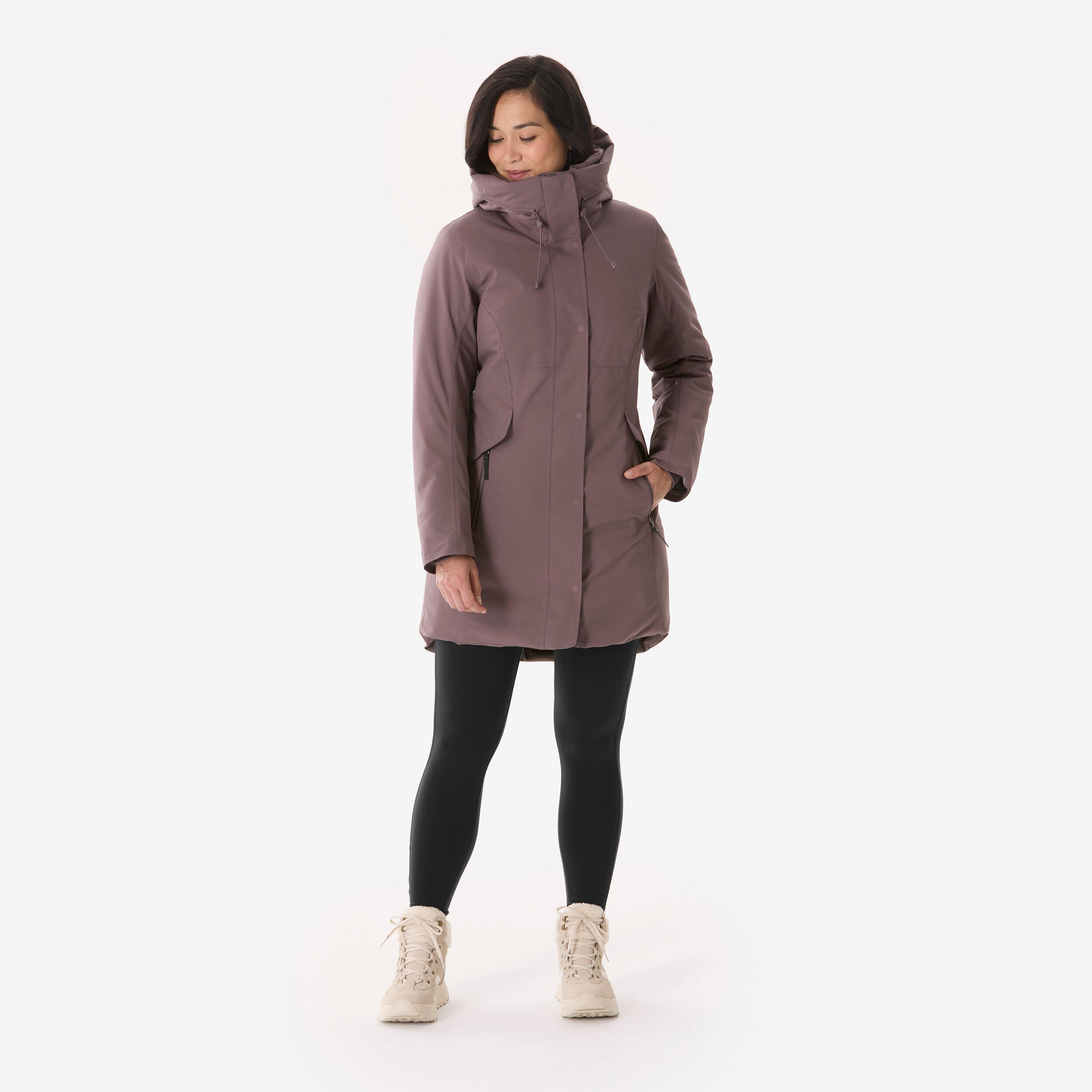 Women’s Waterproof Winter Parka, NH 500 2/12