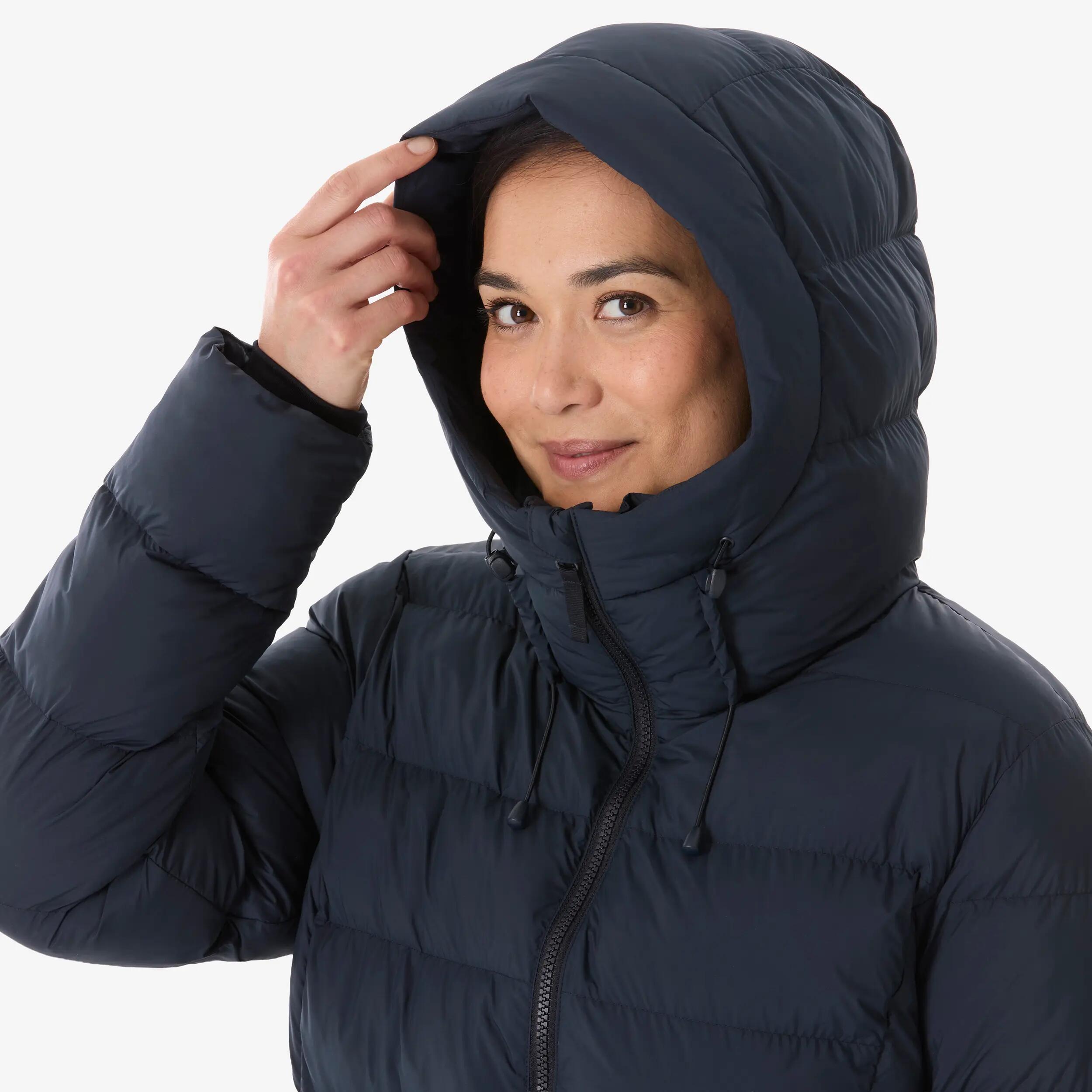 Women’s Long Synthetic Hiking Jacket, MH 900 2/11