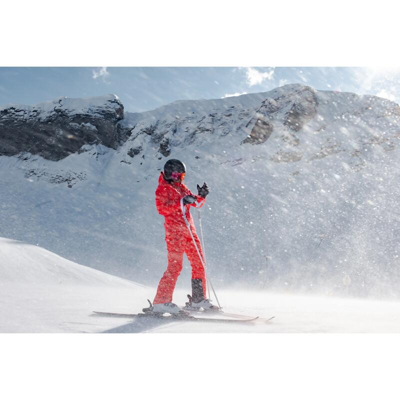 Kadın Kayak/Snowboard Montu - Kırmızı - 500