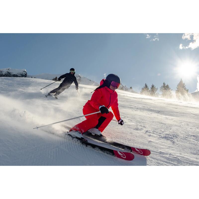 Kadın Kayak/Snowboard Montu - Kırmızı - 500