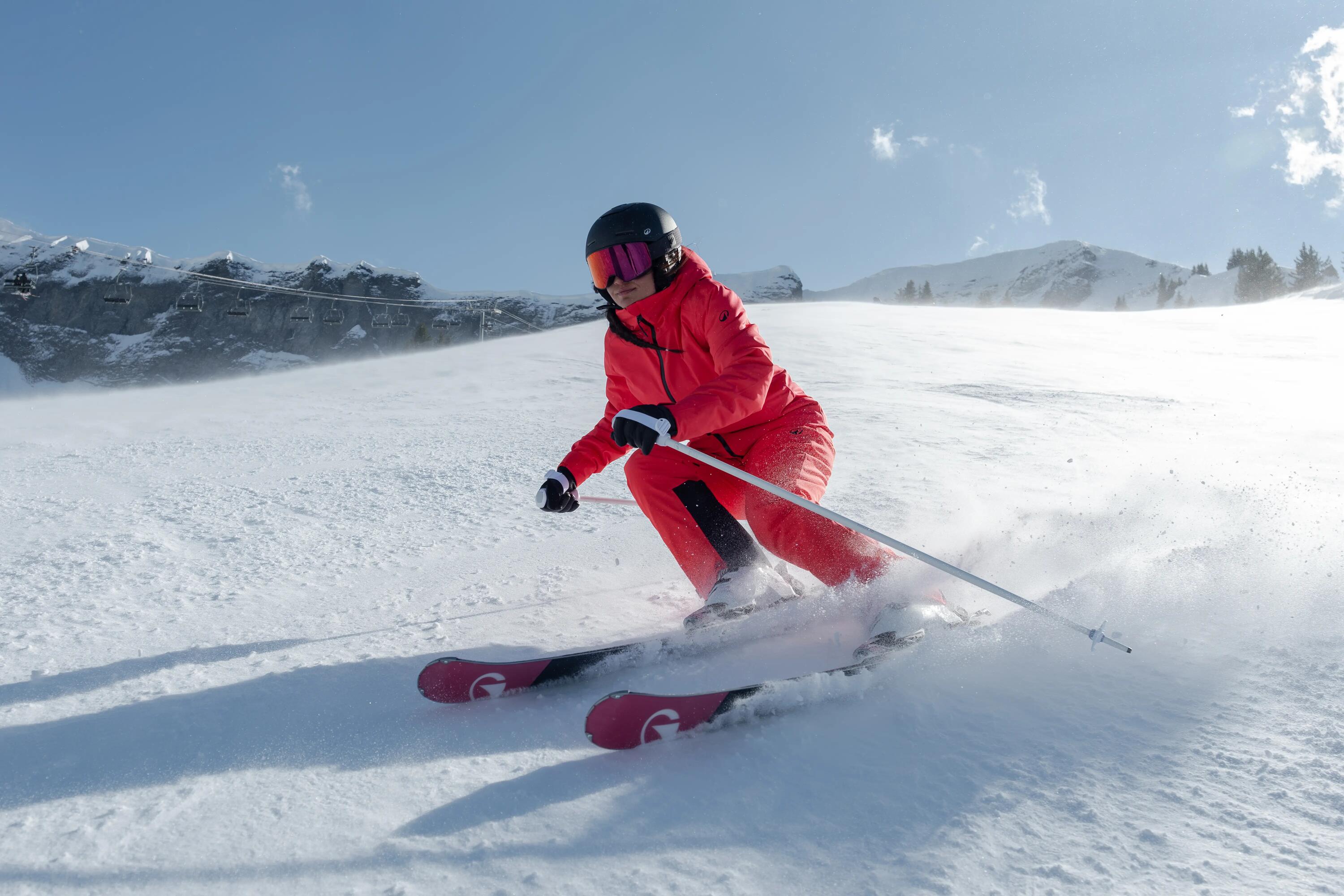 Kurtka narciarska i snowboardowa damska Quechua 500 22/24