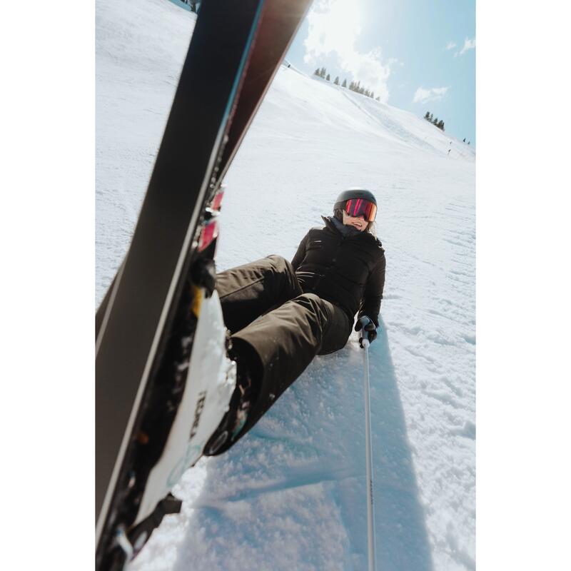Kadın Kayak/Snowboard Montu - Siyah - 500