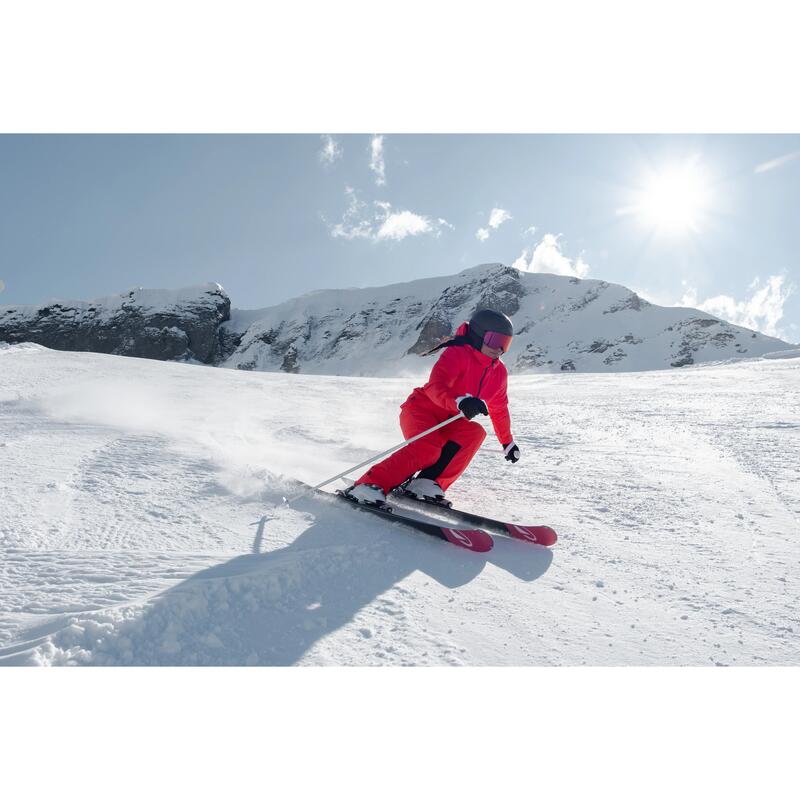 Kadın Kayak/Snowboard Montu - Kırmızı - 500