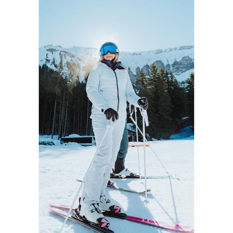 Kadın Kayak/Snowboard Montu - Açık Mavi - 500