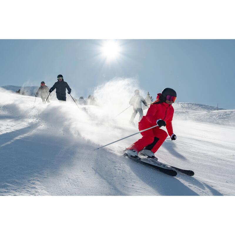 Kadın Kayak/Snowboard Montu - Kırmızı - 500