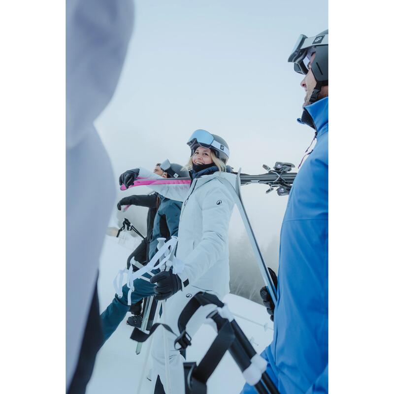 Kadın Kayak/Snowboard Montu - Açık Mavi - 500