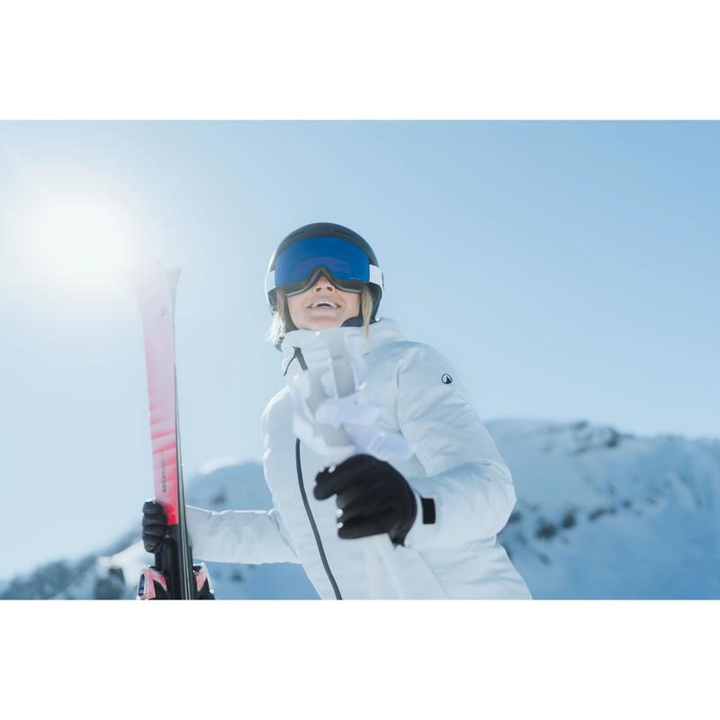 Kadın Kayak/Snowboard Montu - Açık Mavi - 500
