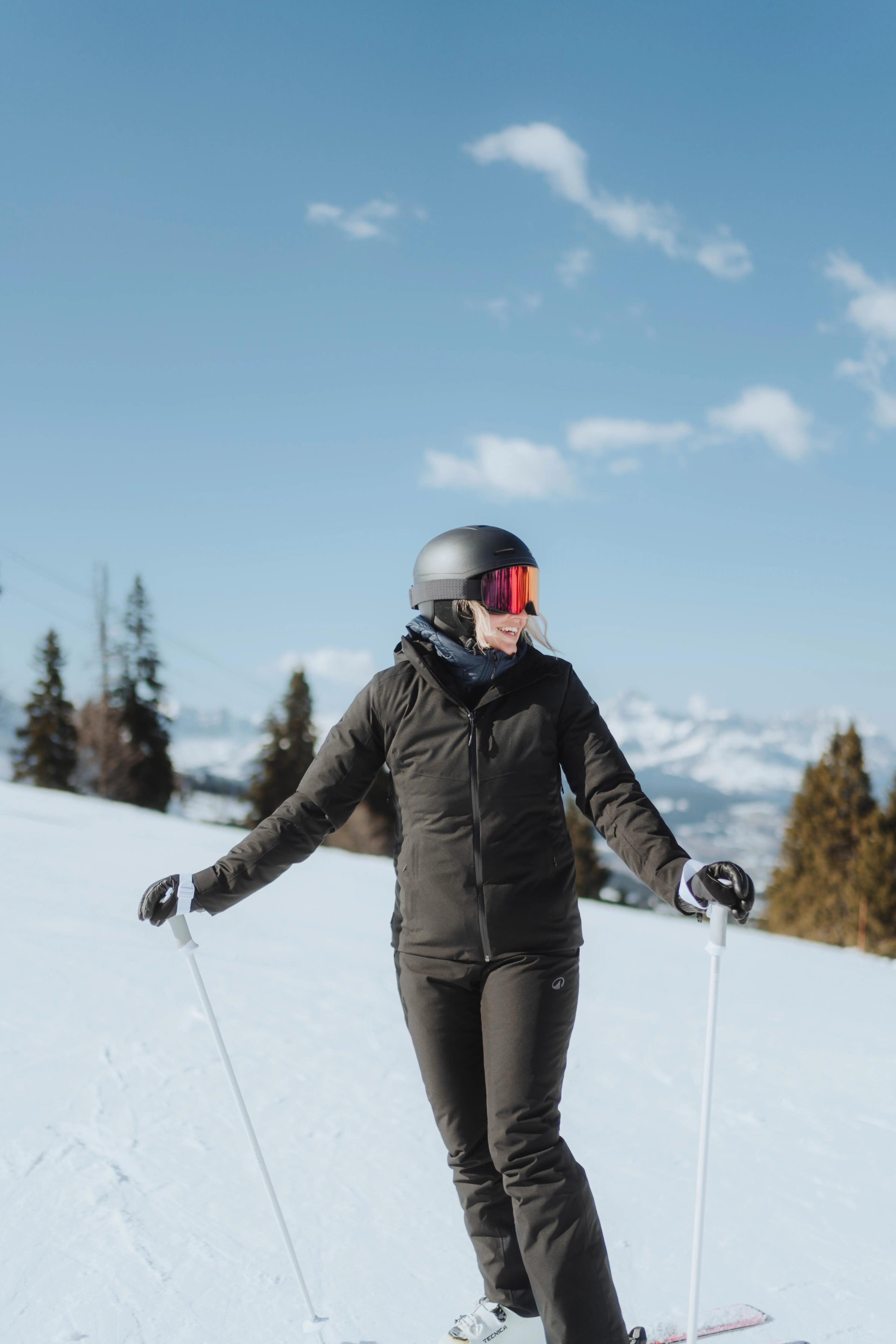 Kurtka narciarska i snowboardowa damska Quechua 500 16/22