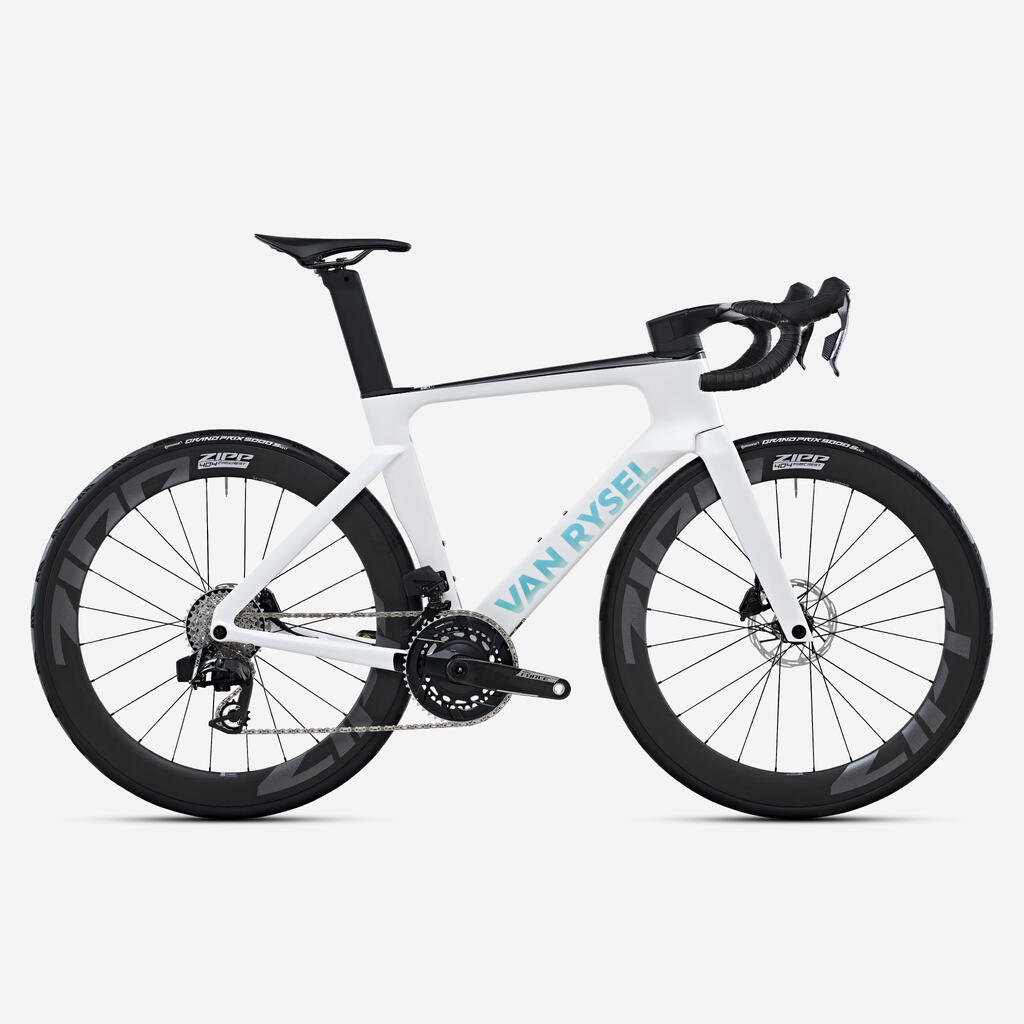 Sram FORCE AXS E1 12-speed road bike with power meter, RCR-F Pro white