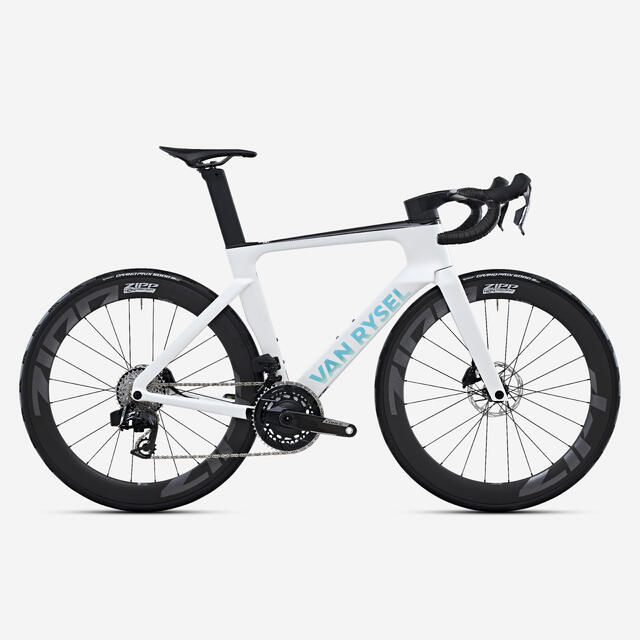Bicicleta Carretera RCR-F Pro Blanco Sram Force AXS E1 12 V Sensor Potencia