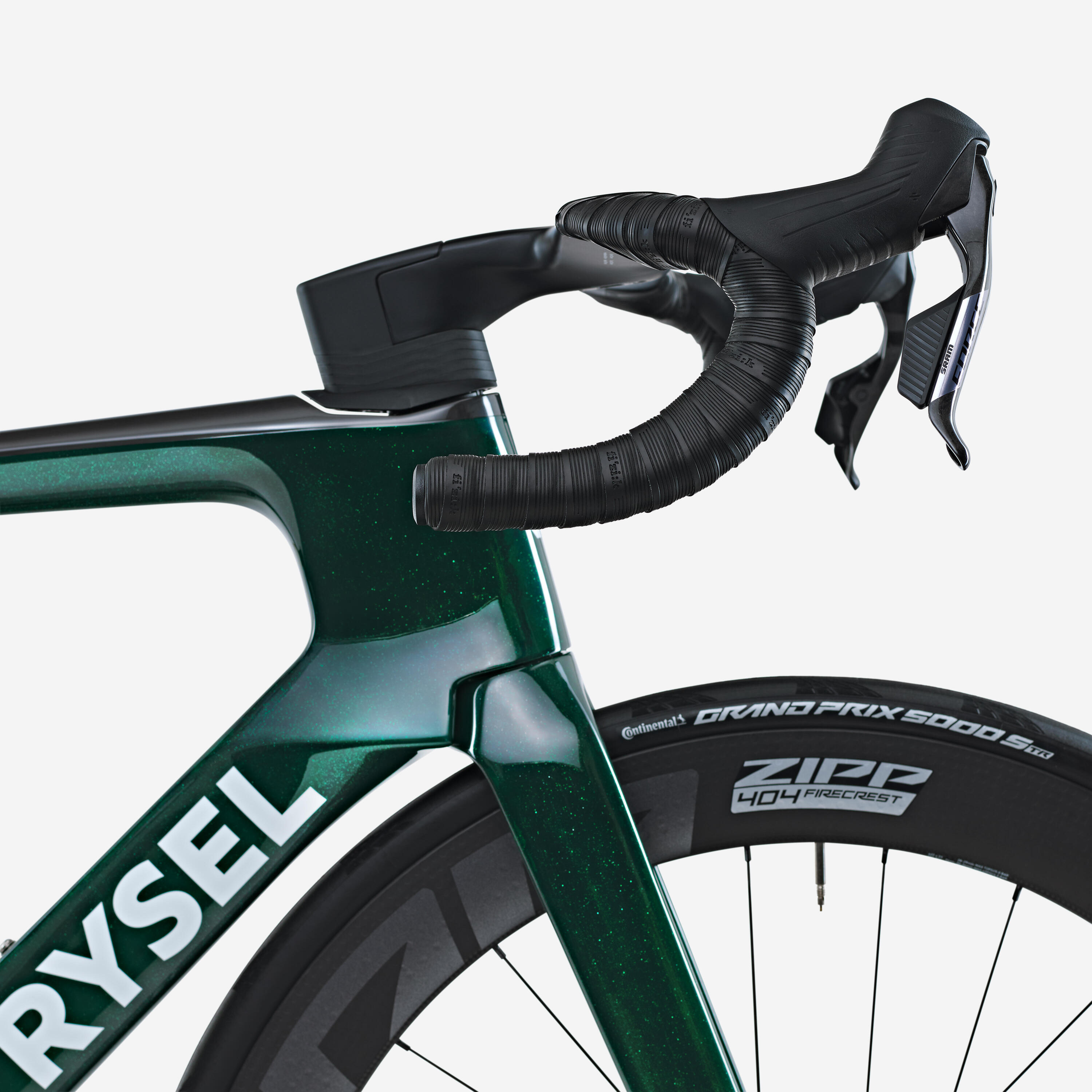 Rennvelo Sram Force AXS E1 2x12g Leistungsmesser, RCR-F Pro grün 12/17