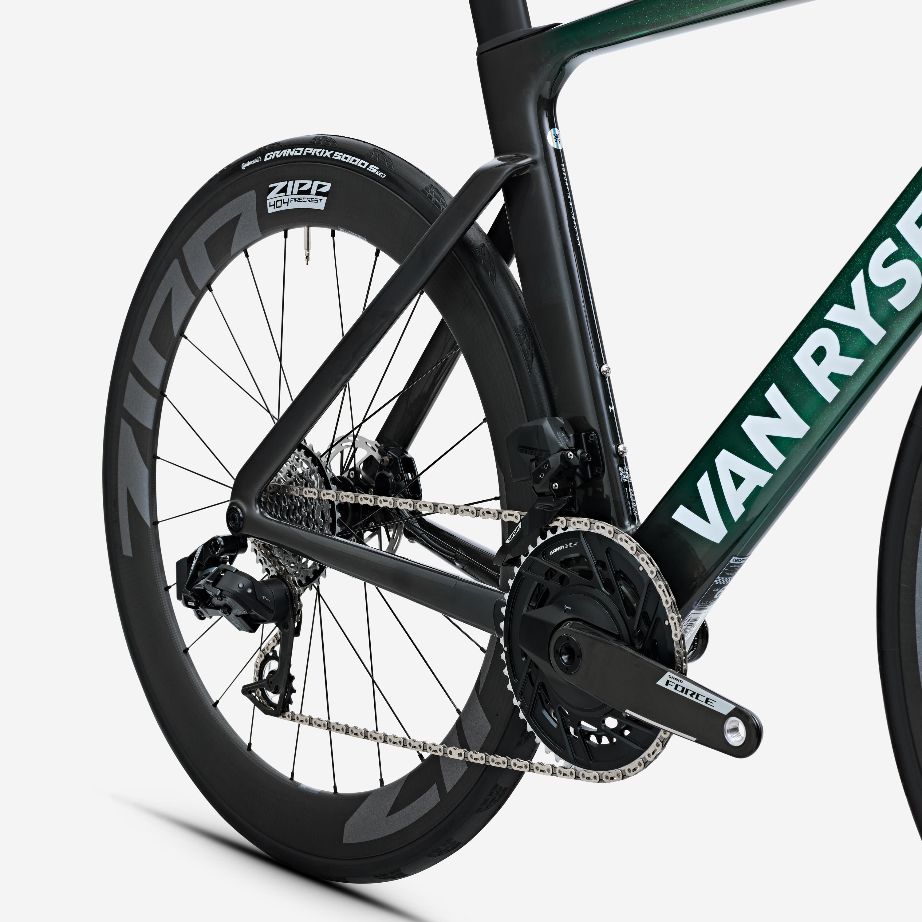 Rennvelo Sram Force AXS E1 2x12g Leistungsmesser, RCR-F Pro grün 4/17