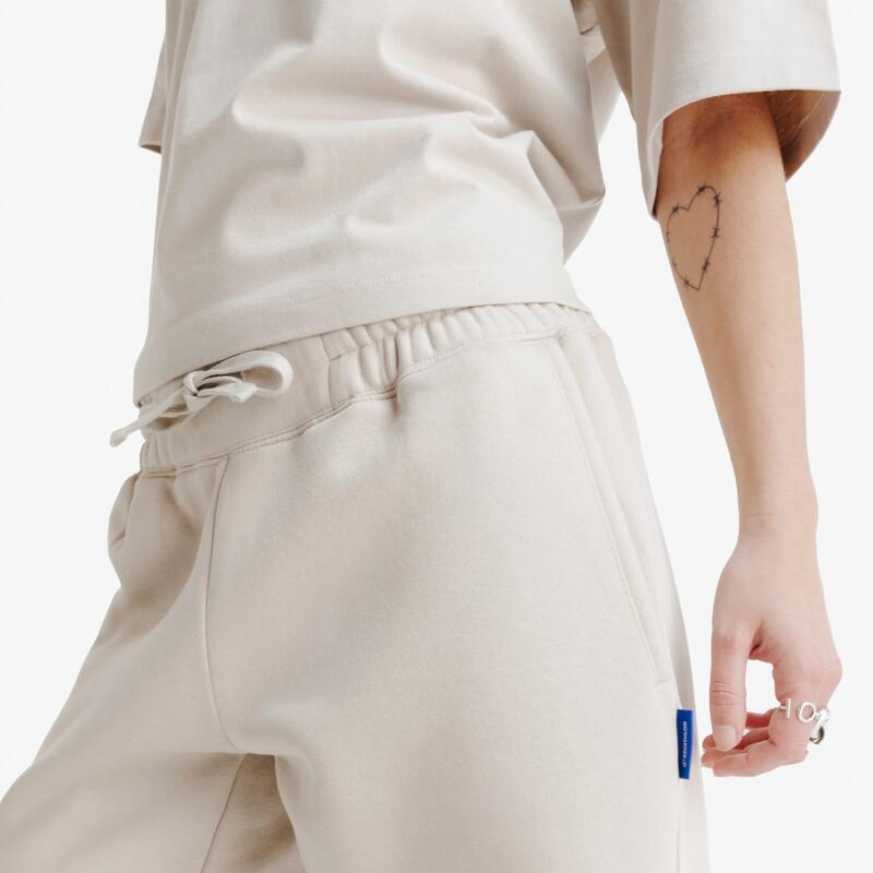 Pantalon jogger drept Elementals Bej Damă