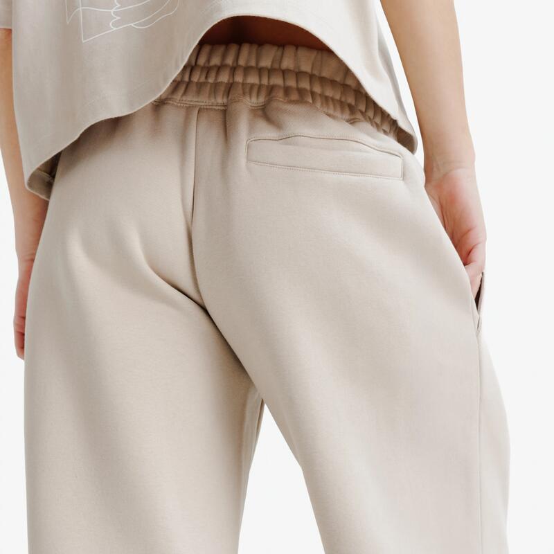 Pantalon jogger drept Elementals Bej Damă