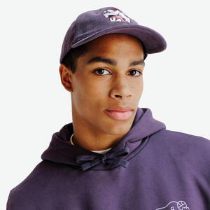 Gorra de béisbol de terciopelo Elementals, morado oscuro