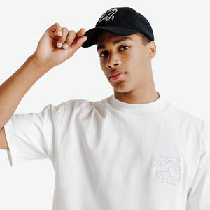Gorra de béisbol de terciopelo Elementals, negro