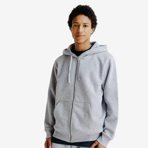 Sudadera con cremallera corte holgado unisex, Elementals, gris