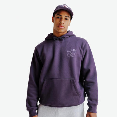 Felpa adulto ELEMENTALS con cappuccio oversize pesante blu