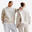 Hanorac cu guler rotund, relax, Elementals, Bej Unisex