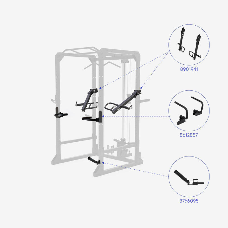 Univerzální posilovací stroj Power Rack 900