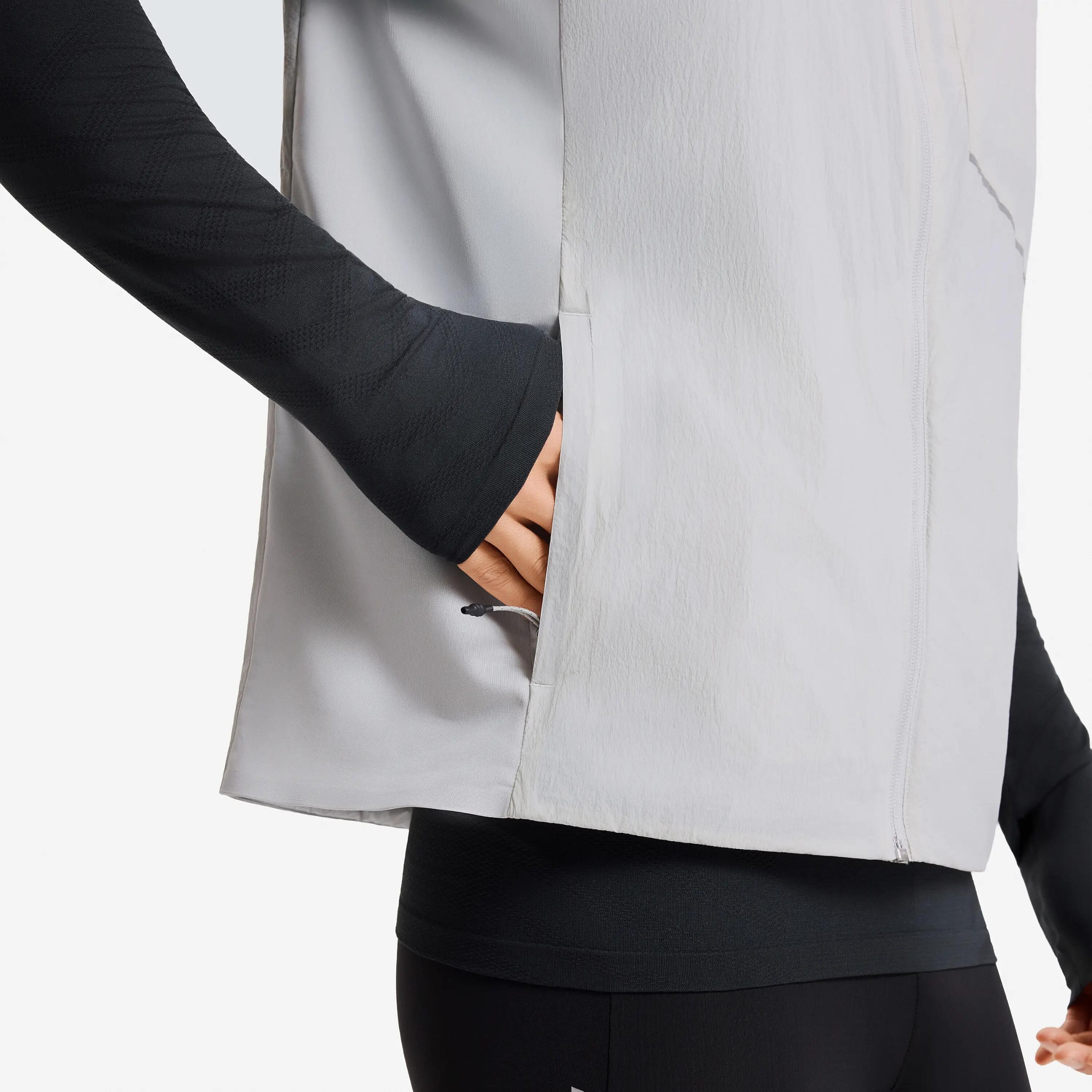 Gilet running uomo SL 500 WARM grigio 9/21